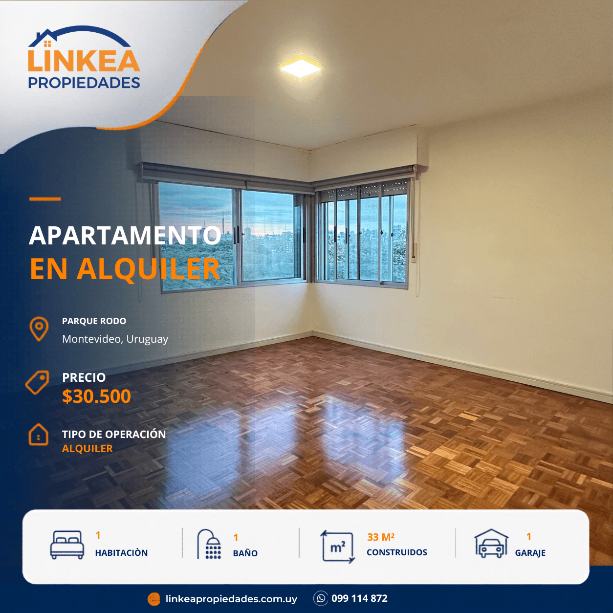 Apartamento en Parque Rodó - Imagen 1