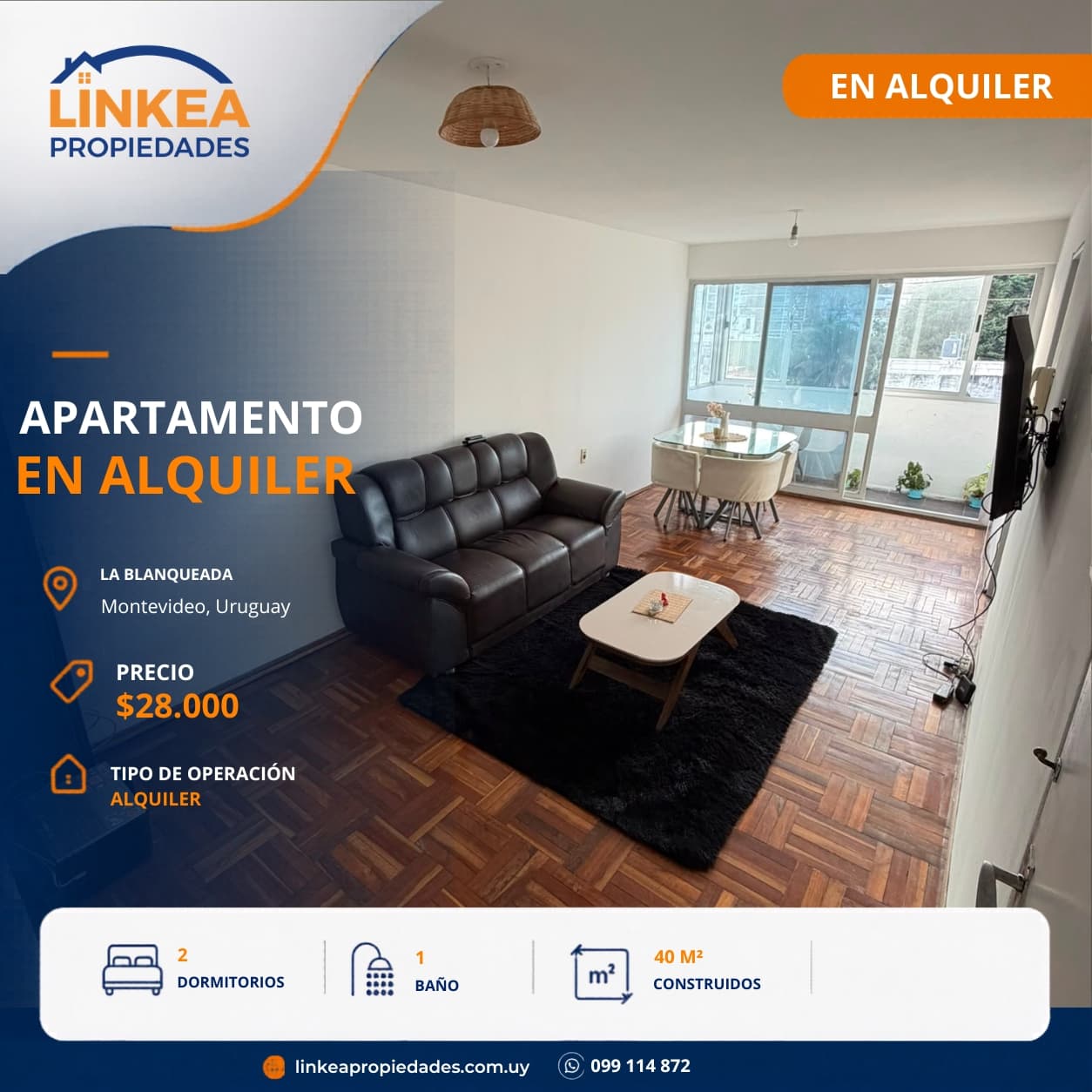 Apartamento en La Blanqueada - Imagen 1