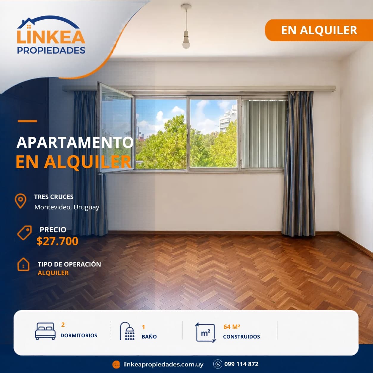 Apartamento en Tres Cruces - Imagen 1
