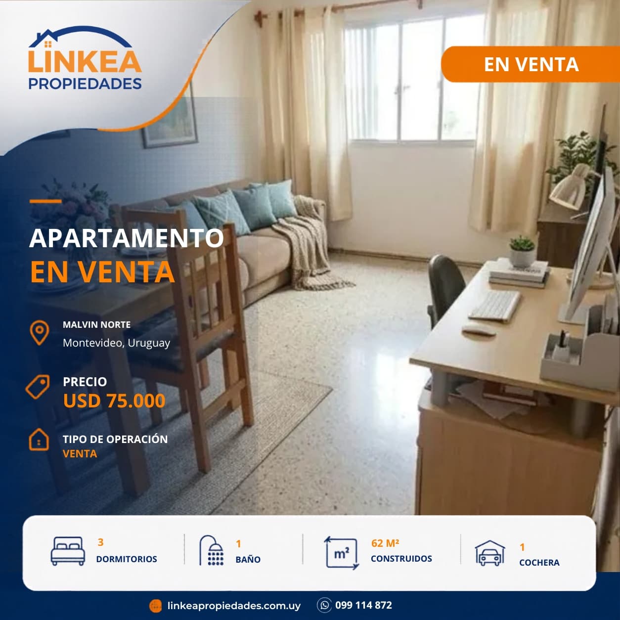 Oportunidad de Inversion, Apartamento en Malvin Norte - Imagen 1