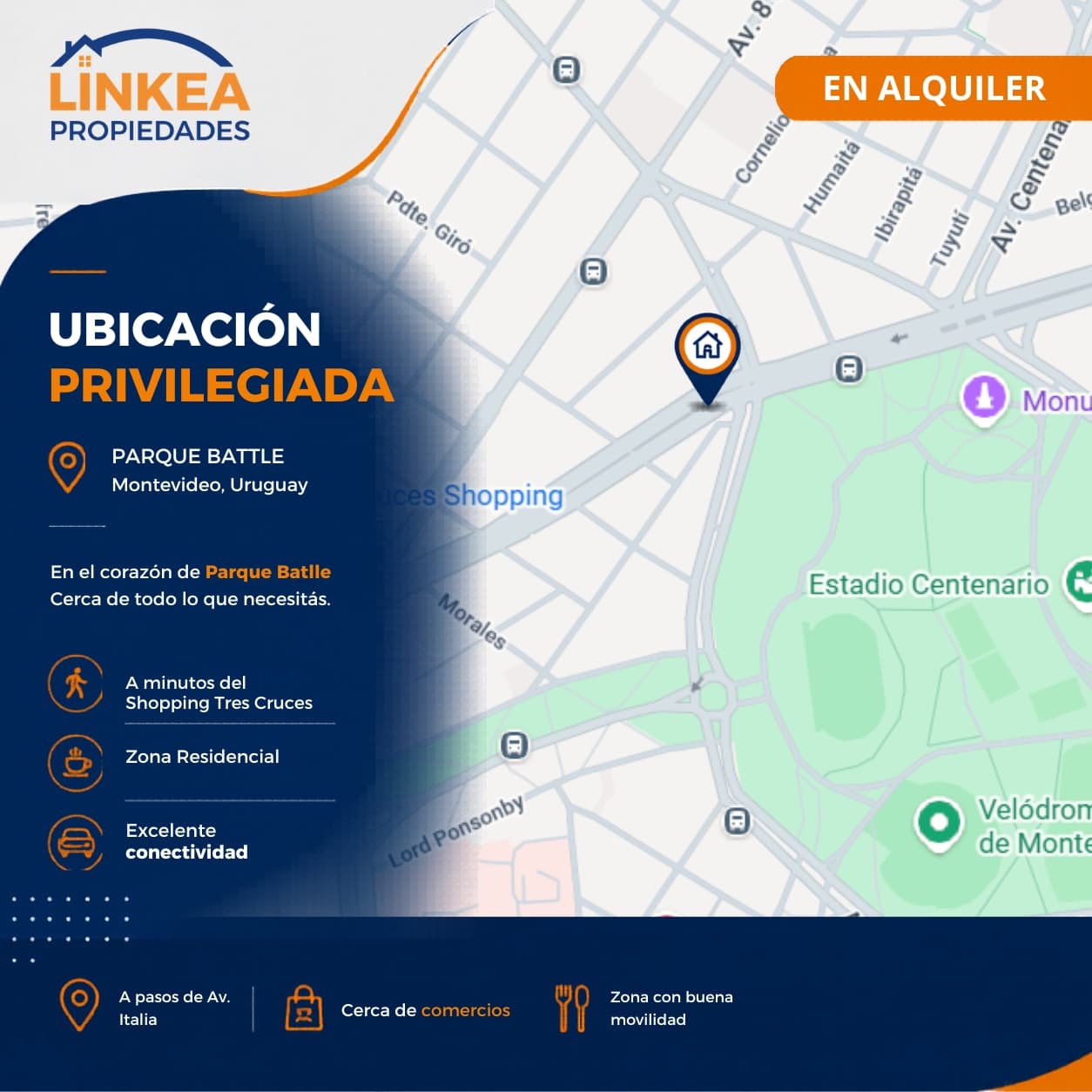 Apartamento en Parque Batlle - Miniatura 4