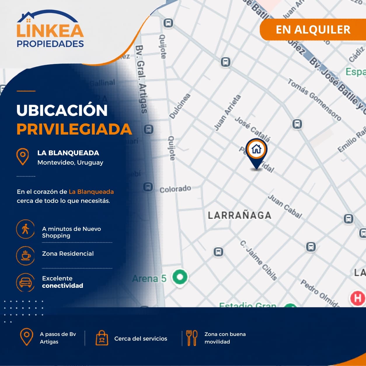 Apartamento en La Blanqueada - Miniatura 3
