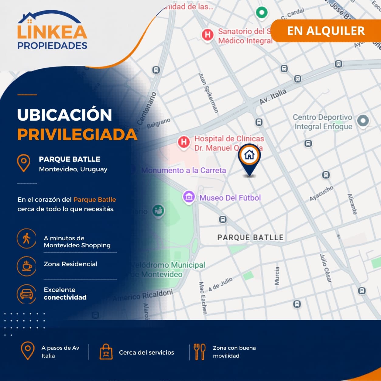 Apartamento en Parque Batlle - Miniatura 3