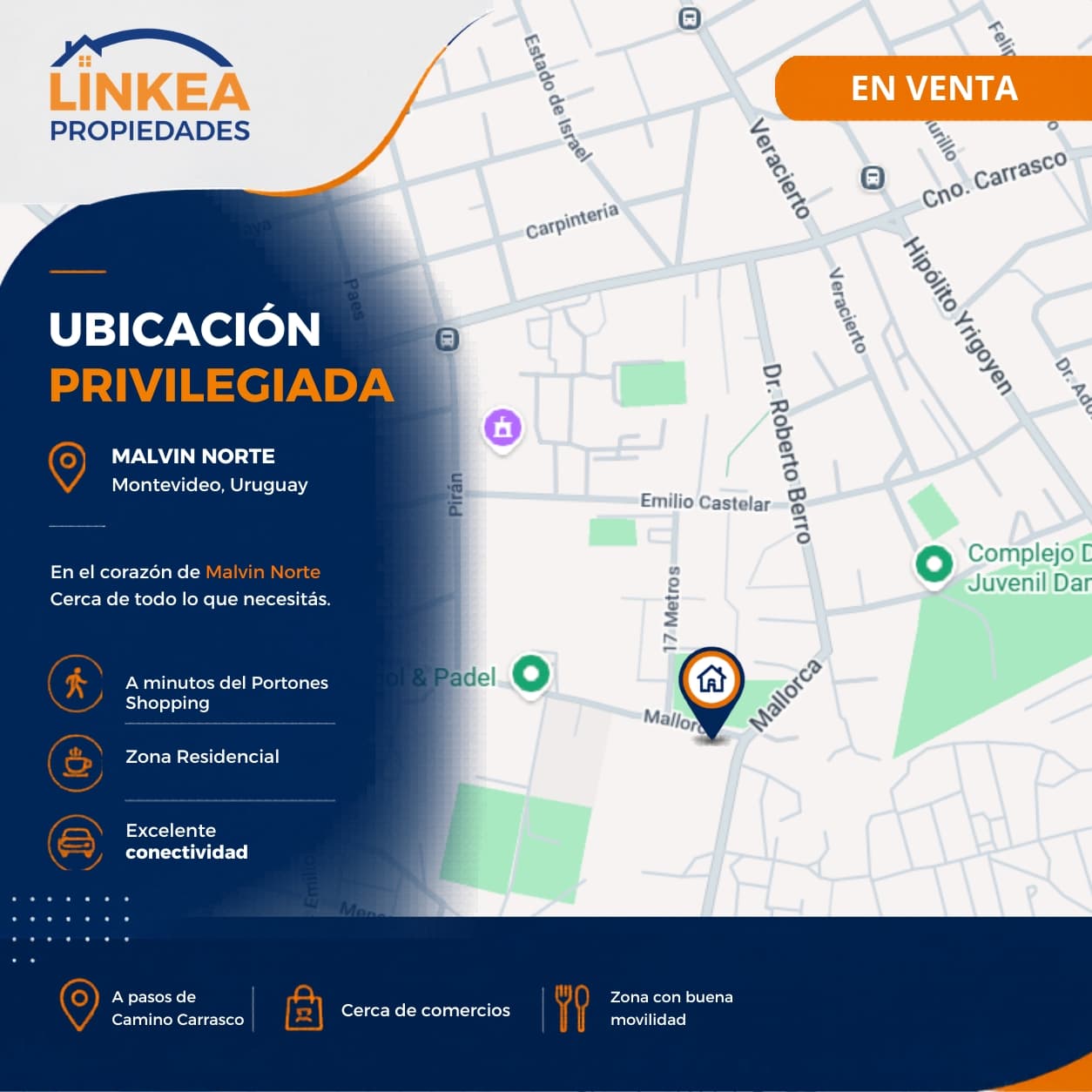 Apartamento en Malvin Norte, excelente para inversion - Miniatura 4
