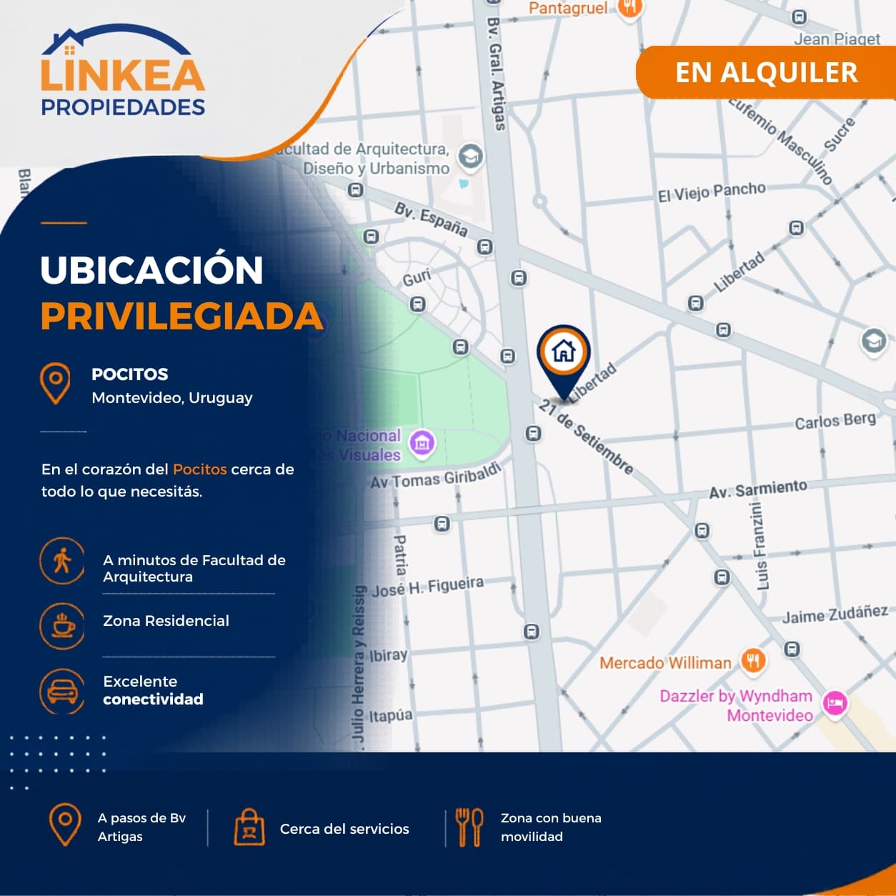 Apartamento en Pocitos - Miniatura 3