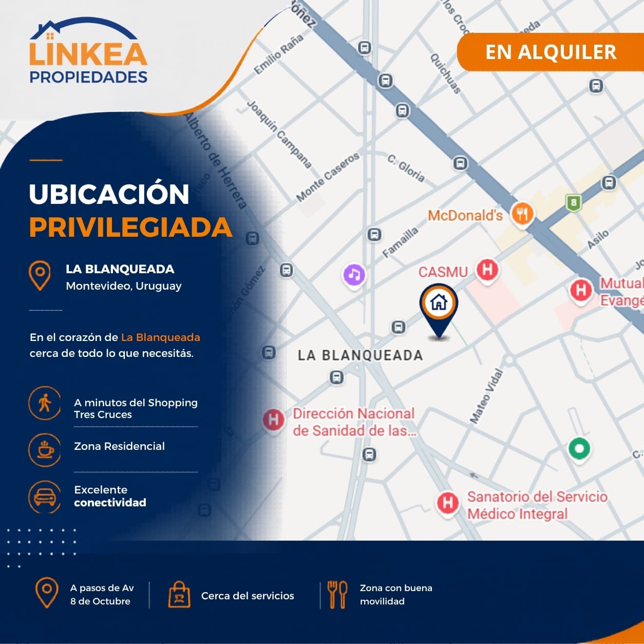 Apartamento en La Blanqueada - Miniatura 4