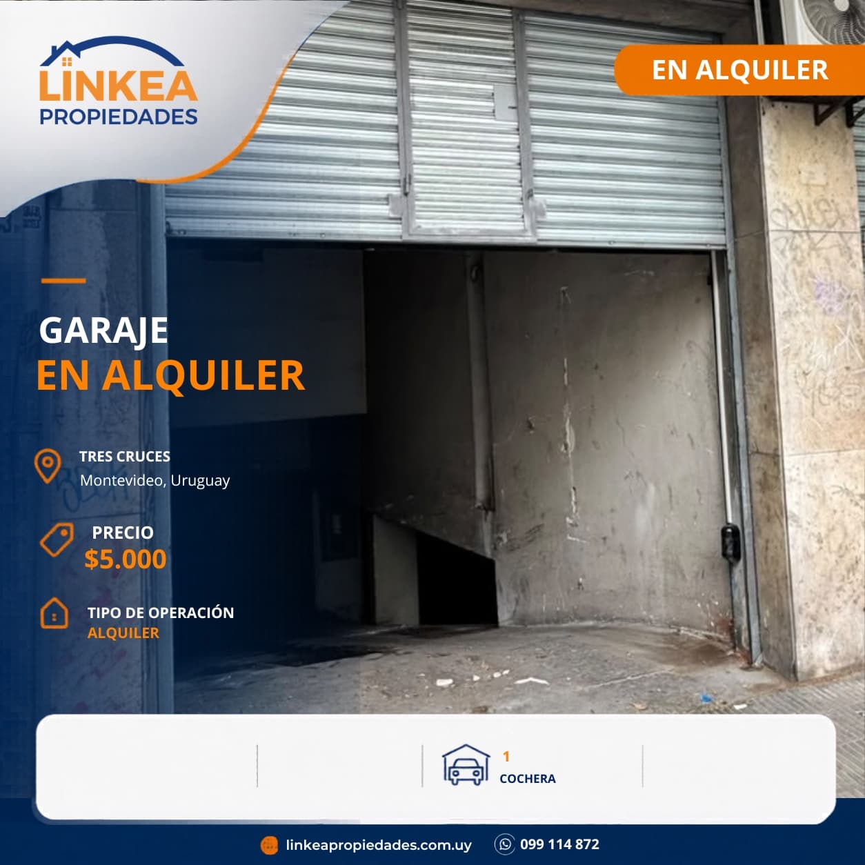 Garaje centrico en Alquiler - Imagen 1