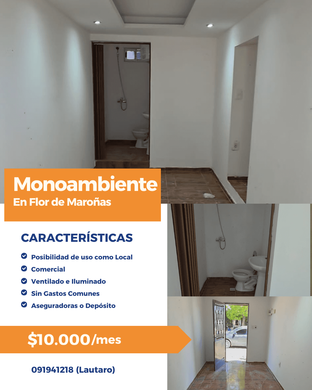 Monoambiente/Local en Flor de Maroñas - Imagen 1