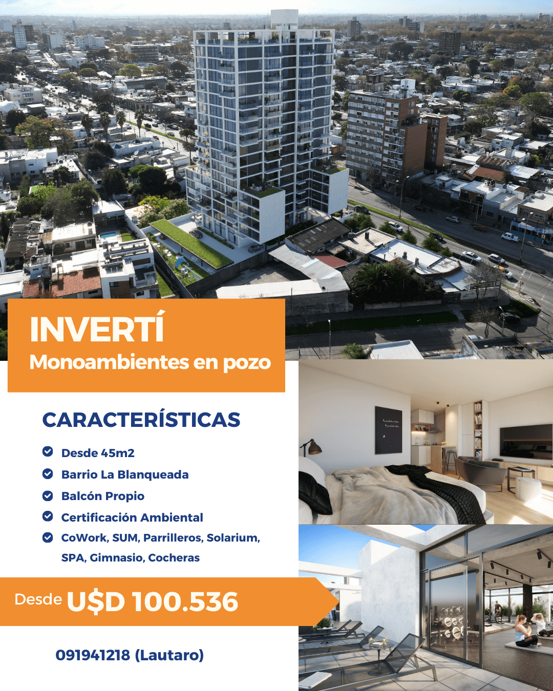 Monoambientes en La Blanqueada