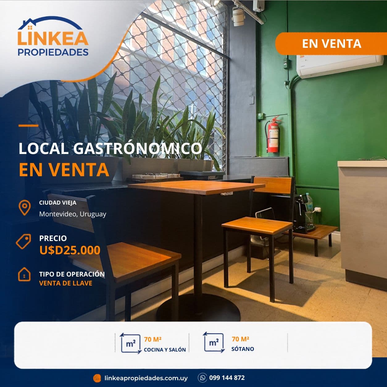 Restaurante en Ciudad Vieja - Imagen 1